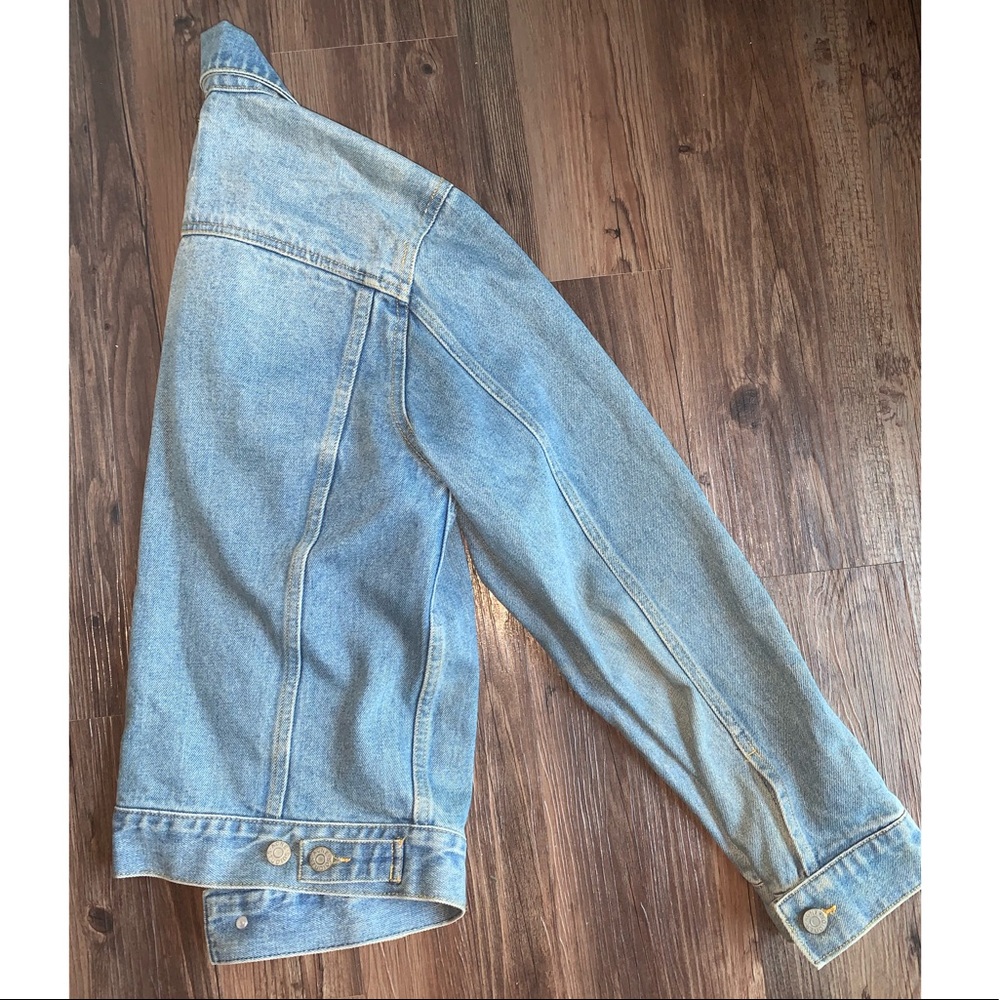 Acne “robin” denim jacket men’s size size 46 color mid blue - Picture 5 of 8